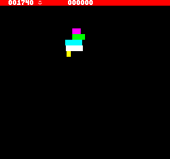 Them: A Paranoid Fantasy (Oric) screenshot: Stage 2: Completed