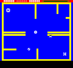 Them: A Paranoid Fantasy (Oric) screenshot: Stage 1: Starting out
