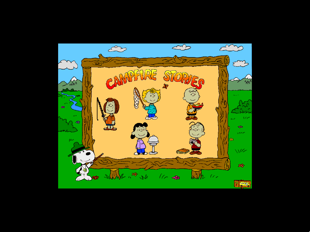 Snoopy's Campfire Stories (Windows) screenshot: Character Selection