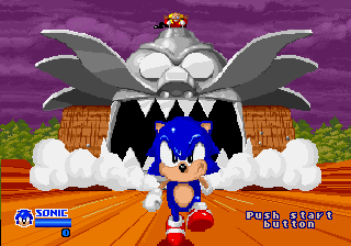 Screenshot of SegaSonic The Hedgehog (Arcade, 1993) - MobyGames