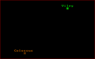 Blockade (DOS) screenshot: One-on-one against the CPU