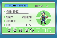 Screenshot of Pokémon Emerald Version (Game Boy Advance, 2004) - MobyGames