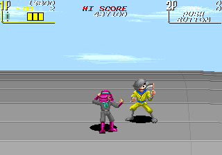 The Ninja Kids (Arcade) screenshot: Fourth Boss