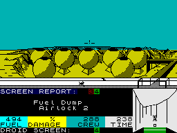 Psytron (ZX Spectrum) screenshot: Shoot it