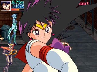 Pretty Soldier: Sailor Moon (Arcade) screenshot: Magic attack 4
