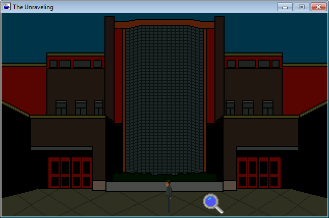 The Tapestry - Chapter 1: The Unraveling (Windows) screenshot: At the entrance to the school