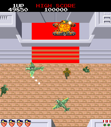 Land Sea Air Squad (Arcade) screenshot: Destroy boss