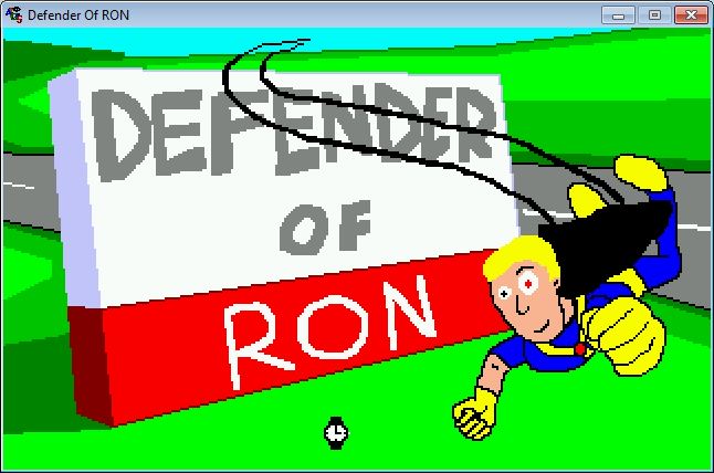 Defender of RON (Windows) screenshot: Title Screen