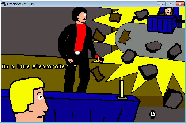 Defender of RON (Windows) screenshot: The wall is broken