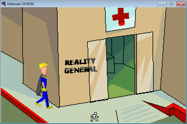 Defender of RON (Windows) screenshot: Near the entrance to the hospital