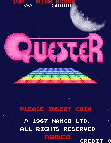 Quester (Arcade) screenshot: Title screen