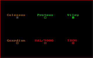 Blockade (DOS) screenshot: Six players - the more the merrier?
