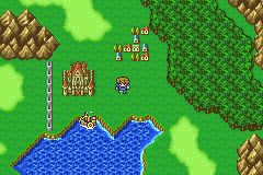 Final Fantasy V Advance (Game Boy Advance) screenshot: World map