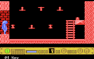 Naturix (Atari 8-bit) screenshot: Extra ammo