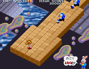 Märchen Maze (Arcade) screenshot: Next stage