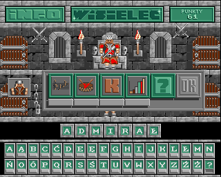 Wisielec (Amiga) screenshot: In game options