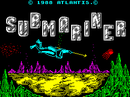 Submariner (ZX Spectrum) screenshot: Loading Screen