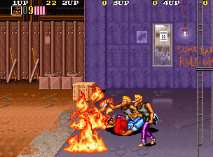 Vendetta (Arcade) screenshot: Explosions