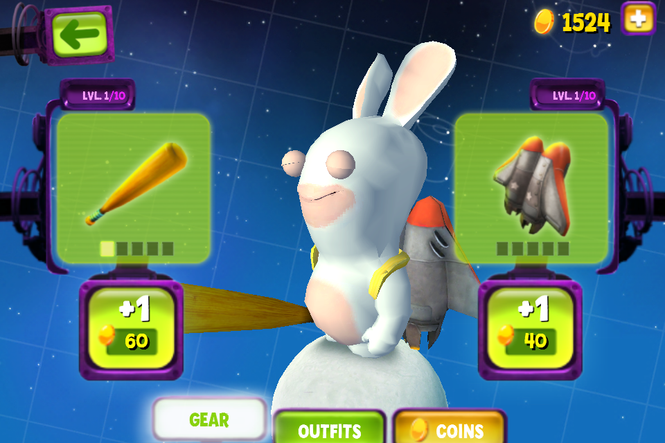 Screenshot of Rabbids Big Bang (iPhone, 2013) - MobyGames