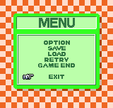 Picture Puzzle (Neo Geo Pocket Color) screenshot: Pause menu