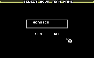 Kenny Dalglish Soccer Manager (Commodore 64) screenshot: Select Your team