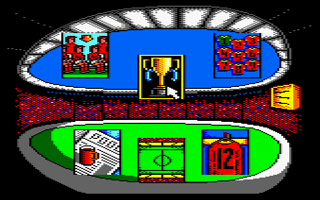 Kenny Dalglish Soccer Manager (Amstrad CPC) screenshot: Team menu