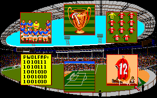 Kenny Dalglish Soccer Manager (Amiga) screenshot: Team menu