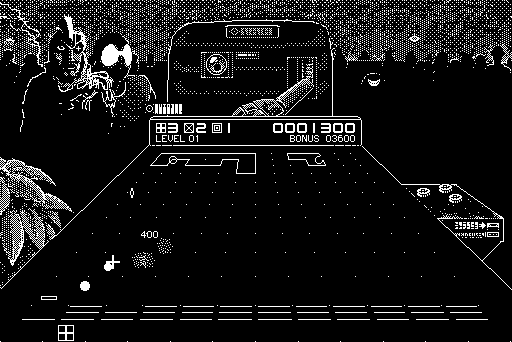 Grid Wars (Macintosh) screenshot: Earning points for enemies destroyed