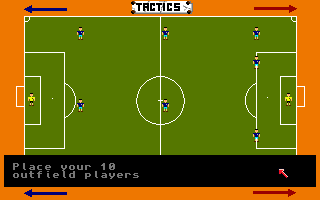 Kenny Dalglish Soccer Manager (Amiga) screenshot: Tactics
