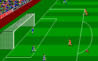 Kenny Dalglish Soccer Manager (Amiga) screenshot: Counter attack