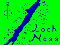 Terror of the Deep (ZX Spectrum) screenshot: Loch Ness