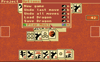 China Challenge III (Amiga) screenshot: Settings