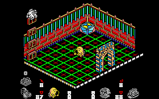 Head Over Heels (Amiga) screenshot: Game start