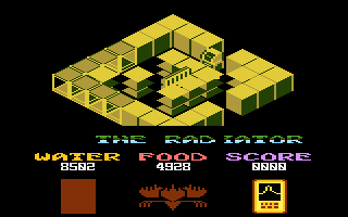 Chimera (Atari 8-bit) screenshot: Another radiator