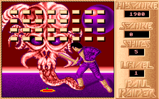 Ball Raider (Amiga) screenshot: Starting out