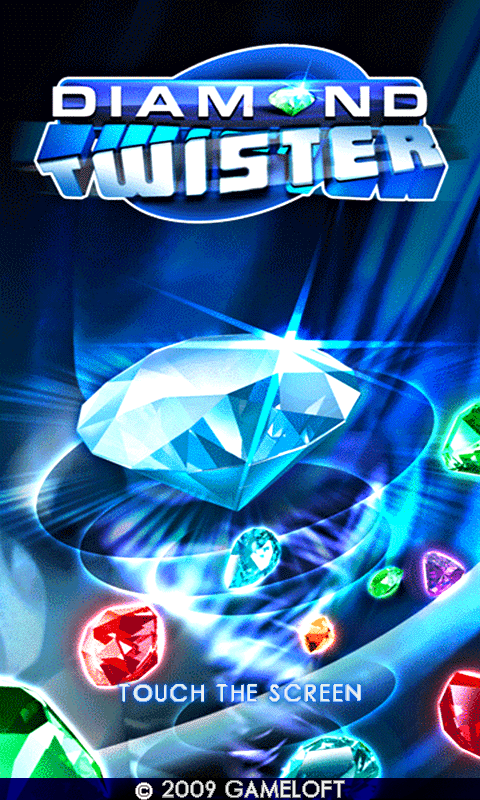 Diamond Twister (Windows Mobile) screenshot: Title screen