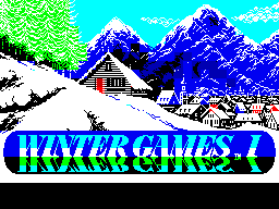 Winter Games (ZX Spectrum) screenshot: Loading Screen