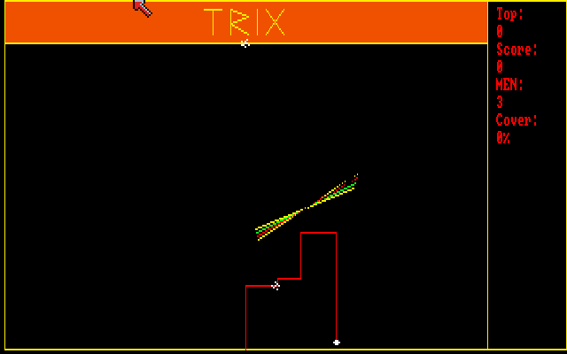 Trix (Amiga) screenshot: Starting out