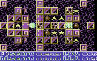 Bombmania (Commodore 64) screenshot: Level 5