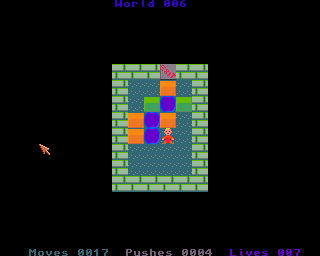 BoxWorld 2 (Amiga) screenshot: World 06