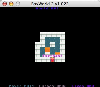 BoxWorld 2 (Macintosh) screenshot: That was easy