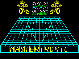 BMX Racers (ZX Spectrum) screenshot: Loading Screen