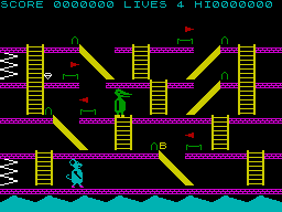 Bongo (ZX Spectrum) screenshot: Lets go