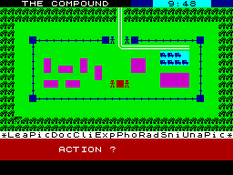 Special Operations (ZX Spectrum) screenshot: Found the Compound