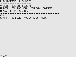 Write your own Adventure Programs for your Microcomputer (ZX Spectrum) screenshot: Which way now