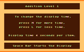 Screenshot of Math Blaster! (Atari 8-bit, 1983) - MobyGames