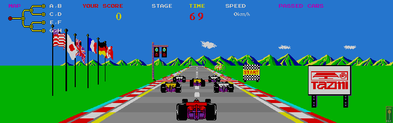 TX-1 (Arcade) screenshot: A screenshot from in-game