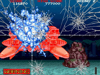 Battle Shark (Arcade) screenshot: Got it
