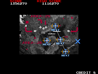 Battle Shark (Arcade) screenshot: Next mission
