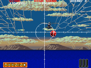Battle Shark (Arcade) screenshot: On the surface